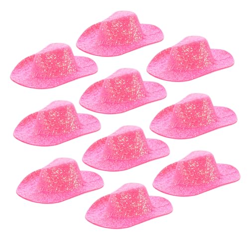 ERINGOGO 10 Stück Cowboyhutspielzeug Kleinkind Mini-Puppenhüte Party Western Rosa Plüsch Kuh Miniaturhüte basteln zarte kleine Hüte kleiner Bastelhut winzige Hüte Mini-Miniatur-Hut Stoff ERINGOGO 10 Stück Cowboyhutspielzeug Kleinkind Mini-Puppenhüte Party Western Rosa Plüsch Kuh Miniaturhüte basteln zarte kleine Hüte kleiner Bastelhut winzige Hüte Mini-Miniatur-Hut Stoff von ERINGOGO