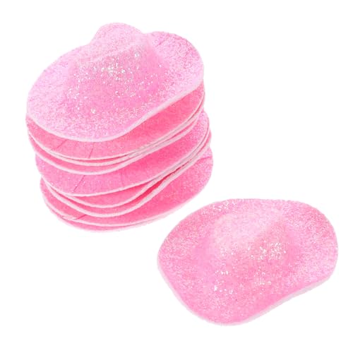 ERINGOGO 10 Stück Cowboyhutspielzeug Mini-Cowboyhut-Party Cowgirl Miniatur-Puppenhut Cowboy-Hut Stroh zarte kleine Hüte Mini-Hut Kleine Hüte zum Selbermachen Miniaturhüte Stoff Rosa ERINGOGO 10 Stück Cowboyhutspielzeug Mini-Cowboyhut-Party Cowgirl Miniatur-Puppenhut Cowboy-Hut Stroh zarte kleine Hüte Mini-Hut Kleine Hüte zum Selbermachen Miniaturhüte Stoff Rosa von ERINGOGO