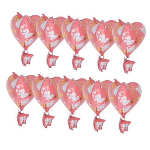 ERINGOGO 10 Stück Heißluftballon Dekoration Liebesballons Zum Valentinstag Herzförmige Luftballons Zum Valentinstag Rosa Alles Zum Geburtstag Ballon Rote Herzballons Aluminiumfolie ERINGOGO 10 Stück Heißluftballon Dekoration Liebesballons Zum Valentinstag Herzförmige Luftballons Zum Valentinstag Rosa Alles Zum Geburtstag Ballon Rote Herzballons Aluminiumfolie von ERINGOGO