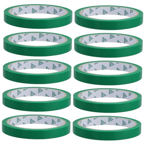 ERINGOGO 10 Stück Klebeband Beutelversiegelung Beutelhalsversiegelung Rot Verpackungsband Lebensmittelversiegelungsband Polypropylen Grün ERINGOGO 10 Stück Klebeband Beutelversiegelung Beutelhalsversiegelung Rot Verpackungsband Lebensmittelversiegelungsband Polypropylen Grün von ERINGOGO
