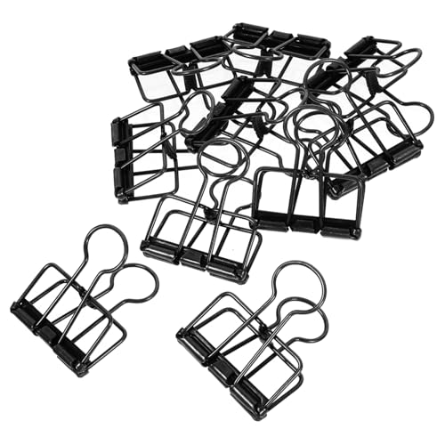ERINGOGO 10 Stück Metall Binder Clips aus Legiertem Rostfrei und Formstabil Vielseitige Büroklammern für Dokumente Papier und Kabelorganisation Kompakt und Leicht für Büro Schule und ERINGOGO 10 Stück Metall Binder Clips aus Legiertem Rostfrei und Formstabil Vielseitige Büroklammern für Dokumente Papier und Kabelorganisation Kompakt und Leicht für Büro Schule und von ERINGOGO