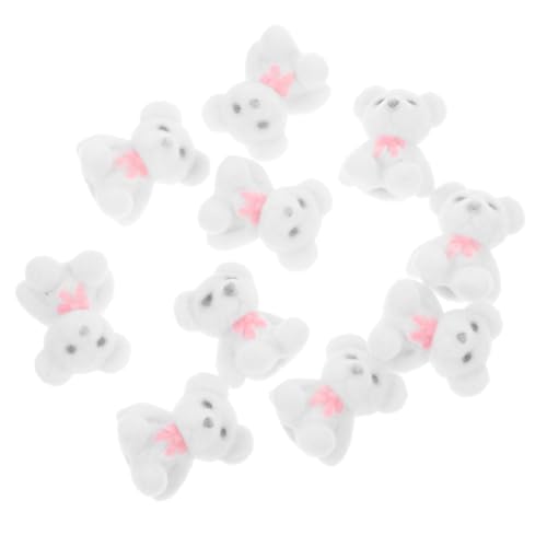 ERINGOGO 10 Stück Mini Bärenfiguren Beflockte Deko für Hochzeitsgeschenke und Mikro Landschaftsdekoration für Partys und Feengärten ERINGOGO 10 Stück Mini Bärenfiguren Beflockte Deko für Hochzeitsgeschenke und Mikro Landschaftsdekoration für Partys und Feengärten von ERINGOGO