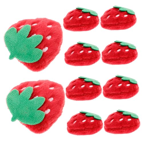 ERINGOGO 10 Stück Niedliche Erdbeer Applikationen Rote Plüschige Aufnäher Bestickt zum Aufbügeln oder Aufnähen für Kleidung Taschen Hüte und DIY Projekte für Kreative Designs ERINGOGO 10 Stück Niedliche Erdbeer Applikationen Rote Plüschige Aufnäher Bestickt zum Aufbügeln oder Aufnähen für Kleidung Taschen Hüte und DIY Projekte für Kreative Designs von ERINGOGO