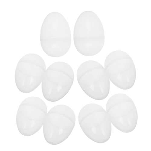 ERINGOGO 10 Stück Ostereier Hohle Ostereier Ornament Osterkorbfüller Osterjagd Riesiges Leckerli Ostersüßigkeiten Ei Kunststoff Transparent ERINGOGO 10 Stück Ostereier Hohle Ostereier Ornament Osterkorbfüller Osterjagd Riesiges Leckerli Ostersüßigkeiten Ei Kunststoff Transparent von ERINGOGO