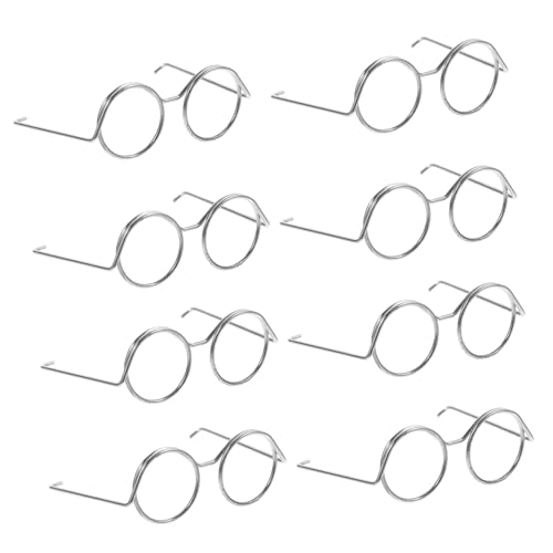 ERINGOGO 10 Stück Puppenbrille realistische Babypuppe Puppenhaus Mini- Mädchen Puppen puppenkleidung Miniaturgläser Puppe verkleiden Sich Brillen Eisen Silver ERINGOGO 10 Stück Puppenbrille realistische Babypuppe Puppenhaus Mini- Mädchen Puppen puppenkleidung Miniaturgläser Puppe verkleiden Sich Brillen Eisen Silver von ERINGOGO