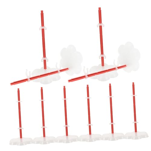 ERINGOGO 10 Stück Puppenständer Doppelter Slot Stabiler Ständer für Puppen für Regale und Vitrinen aus Leichtem Material Sicherer Halt für Figuren von ERINGOGO