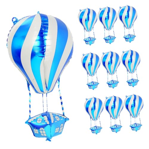 ERINGOGO 10 Stück Teiliges Aluminium Folienballons Heißluftballon Form Kinderfreundliche Partydekoration für Geburtstage Babyshowers und Festliche Anlässe Leicht Aufzublasen Langlebig und ERINGOGO 10 Stück Teiliges Aluminium Folienballons Heißluftballon Form Kinderfreundliche Partydekoration für Geburtstage Babyshowers und Festliche Anlässe Leicht Aufzublasen Langlebig und von ERINGOGO