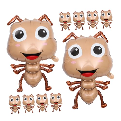 ERINGOGO 10 Stück Teiliges Ameisen Aluminiumfolie Luftballons Cartoon Insektenform Wiederverwendbar Einfache Dekoration Für Gartenparty Geburtstag Shower Sommer Events ERINGOGO 10 Stück Teiliges Ameisen Aluminiumfolie Luftballons Cartoon Insektenform Wiederverwendbar Einfache Dekoration Für Gartenparty Geburtstag Shower Sommer Events von ERINGOGO