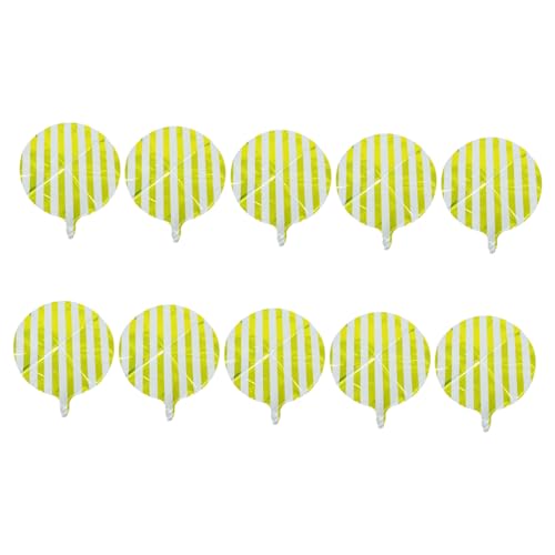 ERINGOGO 10 Stück Teiliges Gestreifte Folienballons aus Aluminiumfolie Runde Candy Farben Robust und Reißfest für Geburtstags und Partydekoration Vielseitig Einsetzbar für Festliche Anlässe ERINGOGO 10 Stück Teiliges Gestreifte Folienballons aus Aluminiumfolie Runde Candy Farben Robust und Reißfest für Geburtstags und Partydekoration Vielseitig Einsetzbar für Festliche Anlässe von ERINGOGO