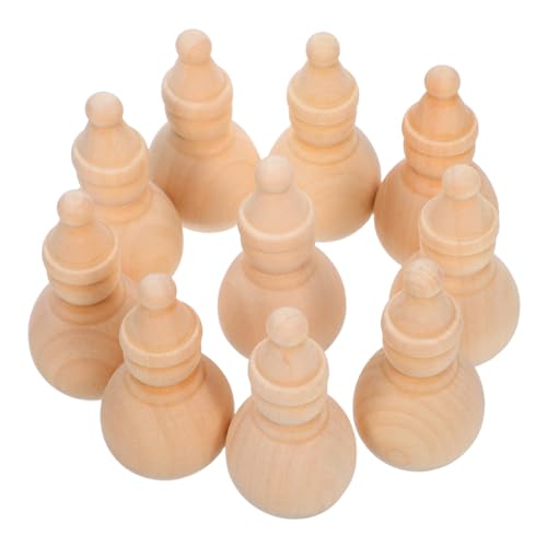 ERINGOGO 10 Stück Teiliges Mini Holz Schneemann Figuren Naturbelassene Diy Peg Puppets zum Bemalen Leichte Sichere Holzfiguren für Kreative Weihnachtsdekoration ERINGOGO 10 Stück Teiliges Mini Holz Schneemann Figuren Naturbelassene Diy Peg Puppets zum Bemalen Leichte Sichere Holzfiguren für Kreative Weihnachtsdekoration von ERINGOGO