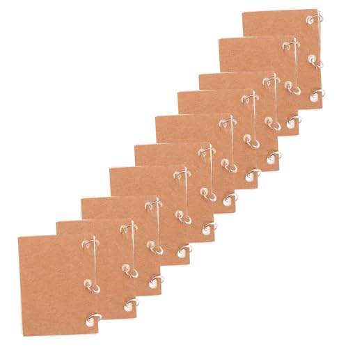 ERINGOGO 10 Stück Teiliges Miniatur-notizbuch für Puppenhaus Stabiles Mini-schreibblock Modell Blanko Notizhefte für Rollenspiele Kreative Dekoration für Puppenhaus-bibliothek und ERINGOGO 10 Stück Teiliges Miniatur-notizbuch für Puppenhaus Stabiles Mini-schreibblock Modell Blanko Notizhefte für Rollenspiele Kreative Dekoration für Puppenhaus-bibliothek und von ERINGOGO