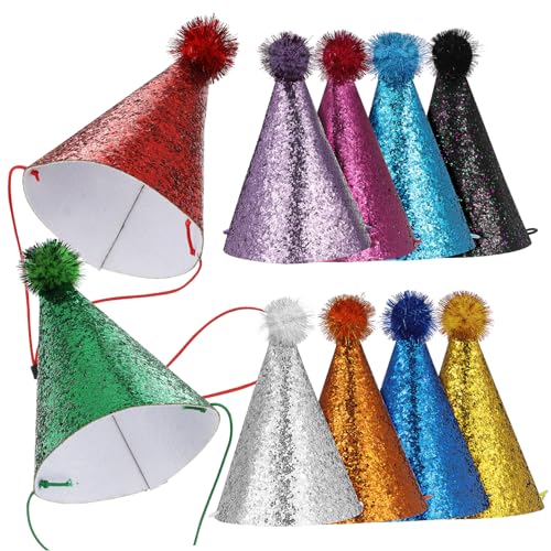 ERINGOGO 10 Stück Teiliges Partyhüte Geburtstagsmützen für Erwachsene Haustiere Verstellbar Bunt Leicht und Bequem Geeignet für Geburtstage Karneval Halloween Vielseitig Einsetzbar ERINGOGO 10 Stück Teiliges Partyhüte Geburtstagsmützen für Erwachsene Haustiere Verstellbar Bunt Leicht und Bequem Geeignet für Geburtstage Karneval Halloween Vielseitig Einsetzbar von ERINGOGO