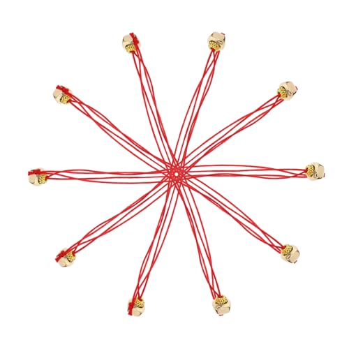 ERINGOGO 10 Stück Weihnachtsglocken Anhänger Aufhängeschnur Leichte Weihnachtsbaum Deko für Innen und Außen Festliche Xmas Party Dekoration Vielseitig Einsetzbar ERINGOGO 10 Stück Weihnachtsglocken Anhänger Aufhängeschnur Leichte Weihnachtsbaum Deko für Innen und Außen Festliche Xmas Party Dekoration Vielseitig Einsetzbar von ERINGOGO
