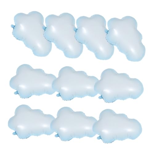 ERINGOGO 10 Stück Wolkenballon Mega enthalten Oh sortiert Glücklich Party dekorativer Luftballon Requisiten für das Szenenlayout Luftballons für Geburtstagsfeiern Aluminiumfolie Sky-blue ERINGOGO 10 Stück Wolkenballon Mega enthalten Oh sortiert Glücklich Party dekorativer Luftballon Requisiten für das Szenenlayout Luftballons für Geburtstagsfeiern Aluminiumfolie Sky-blue von ERINGOGO