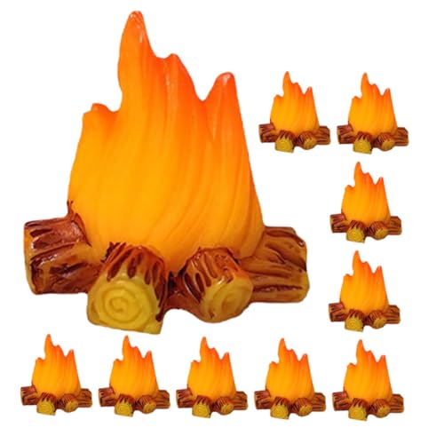 ERINGOGO 10 Stücke Miniatur Lagerfeuer Modell Harz Gefälschte Lagerfeuer Für Party Landschaft Handgemachte Ornament ERINGOGO 10 Stücke Miniatur Lagerfeuer Modell Harz Gefälschte Lagerfeuer Für Party Landschaft Handgemachte Ornament von ERINGOGO