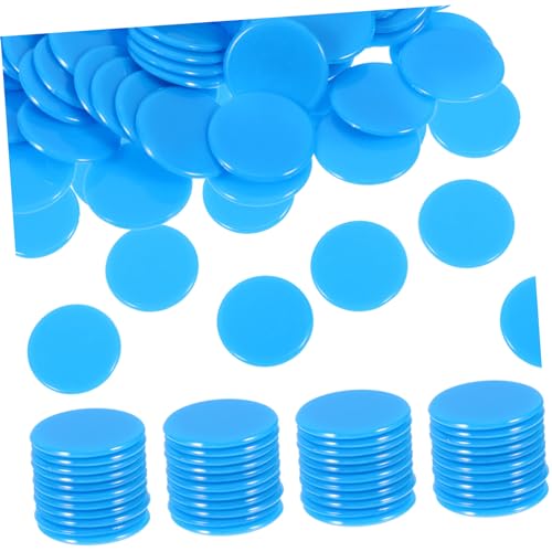 ERINGOGO 100 Stück Bingo-Chips Spiel Mit Bingo -Marker Belohnungschips Bingozubehör Jetons Bingohallen-Requisiten Chips Zählen Für Abs Blau ERINGOGO 100 Stück Bingo-Chips Spiel Mit Bingo -Marker Belohnungschips Bingozubehör Jetons Bingohallen-Requisiten Chips Zählen Für Abs Blau von ERINGOGO