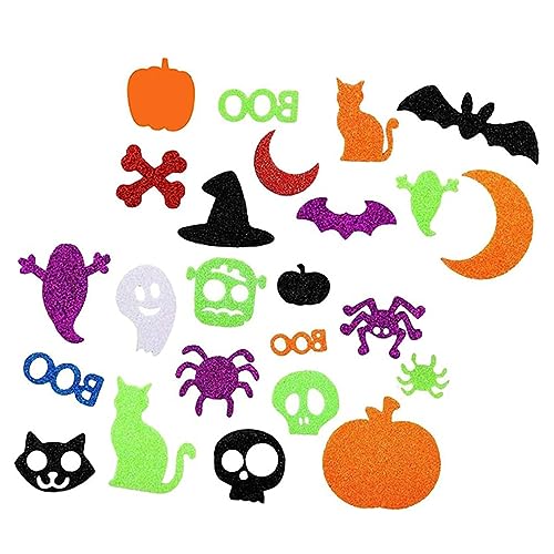 ERINGOGO 100 Stück Halloween Foams Aufkleber Selbstklebend Leichtes Bastelset Partydeko Kinderzimmer Schule Halloween Dekoration ERINGOGO 100 Stück Halloween Foams Aufkleber Selbstklebend Leichtes Bastelset Partydeko Kinderzimmer Schule Halloween Dekoration von ERINGOGO