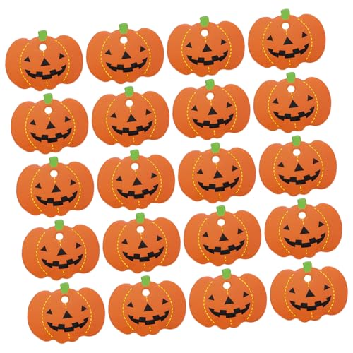 ERINGOGO 100 Stück Halloween Geschenkanhänger Kürbisform Papieranhänger Dekorativ für Süßigkeiten Geschenke Party Deko Leicht Aufhängbar Festliche Tags ERINGOGO 100 Stück Halloween Geschenkanhänger Kürbisform Papieranhänger Dekorativ für Süßigkeiten Geschenke Party Deko Leicht Aufhängbar Festliche Tags von ERINGOGO