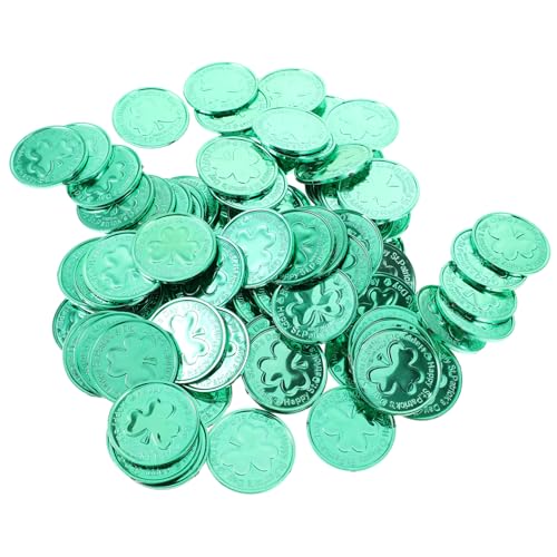 ERINGOGO 100 Stück Kleeblatt-münze Goldene Verzierungen Party Geburtstag Runden Partygeschirr Poms Partyteller Konfetti Sternengirlande Wursttüten Sternenpapier Urlaub Korb Plastik Green ERINGOGO 100 Stück Kleeblatt-münze Goldene Verzierungen Party Geburtstag Runden Partygeschirr Poms Partyteller Konfetti Sternengirlande Wursttüten Sternenpapier Urlaub Korb Plastik Green von ERINGOGO