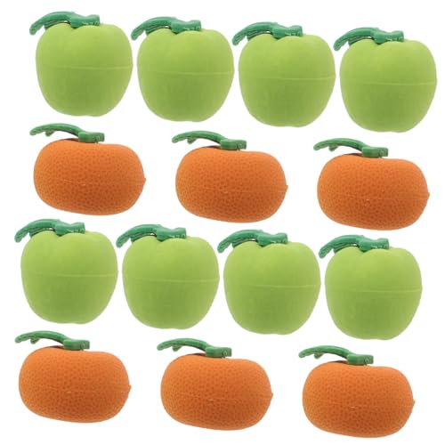 ERINGOGO 100 Stück Mini Apfel Radiergummis Mini Radiergummis In Lebensmittelform Lustige Frucht Apfel Schul Schreibwaren von ERINGOGO