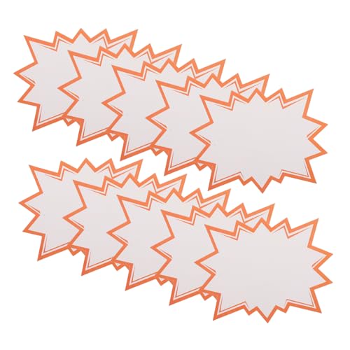 ERINGOGO 100 Stück Show Label Tag Preisauszeichner Etiketten Kleine Einzelhandelsschilder Schilder Displayschilder Verkaufsschilder Für Einzelhandelsgeschäft Etikettenpapier von ERINGOGO
