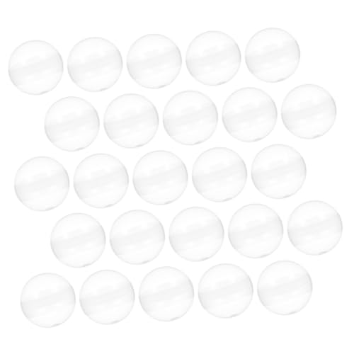 ERINGOGO 100 Stück Transparente Plastikkapseln Multifunktionale Befüllbare Kugeln für Kaugummiautomaten Spielzeugpräsentation und Partygeschenke von ERINGOGO