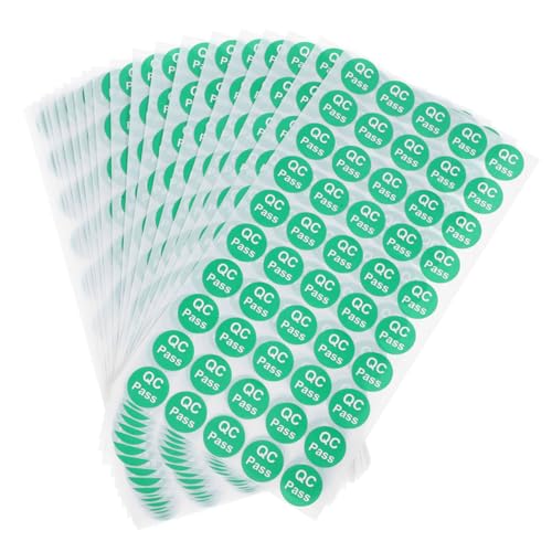 ERINGOGO 1000 Stück Runde Qualitätssicherungsaufkleber Selbstklebend Haftetiketten Für Produktkontrolle Lagerinventar Versandetiketten Qualitätskontrollmarkierung ERINGOGO 1000 Stück Runde Qualitätssicherungsaufkleber Selbstklebend Haftetiketten Für Produktkontrolle Lagerinventar Versandetiketten Qualitätskontrollmarkierung von ERINGOGO