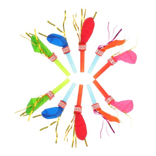 ERINGOGO 100Stücke Party Ballon Pfeifen mit Soundeffekten für Kindergeburtstag Interaktive für für Partys und Feierlichkeiten von ERINGOGO