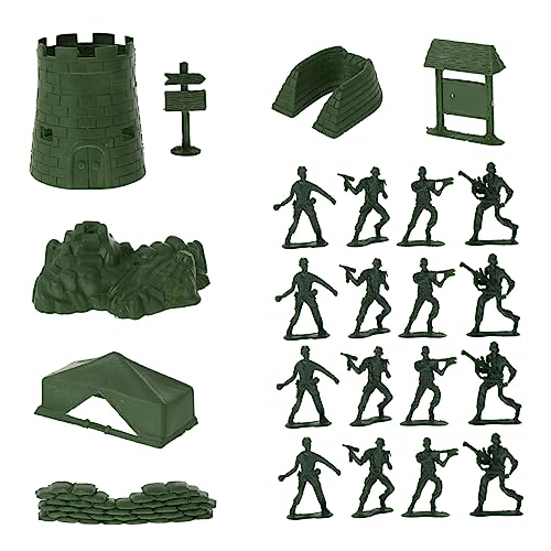 ERINGOGO 100stücke Soldaten Figuren Spielzeug Miniatur Modell Aus Kunststoff Für Wargaming Und Tischdekoration von ERINGOGO