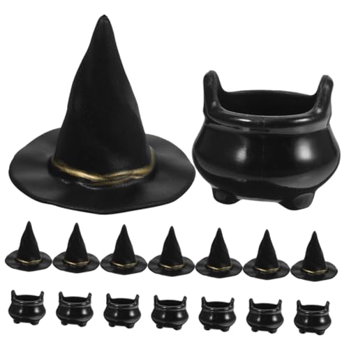 ERINGOGO 10Sätze Hexenhüte und Kessel Teilig Kreative Halloween Dekoration für Partys Mikro Landschafts Requisiten für DIY Projekte Bezauberndes Design für Fröhliche Feiern ERINGOGO 10Sätze Hexenhüte und Kessel Teilig Kreative Halloween Dekoration für Partys Mikro Landschafts Requisiten für DIY Projekte Bezauberndes Design für Fröhliche Feiern von ERINGOGO