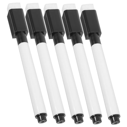 ERINGOGO 10Stücke Abwischbare Marker mit Magnet Whiteboard Stifte für Planung Kalender und Memoboard und Leicht Löschbar für Schule und Büro von ERINGOGO