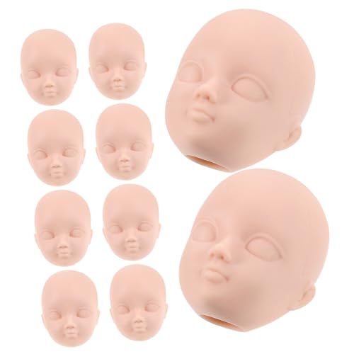 ERINGOGO 10Stücke Handgefertigte Puppenköpfe DIY Stylingköpfe für Make Up Praxis und Bastelprojekte Langlebig und Geruchsfrei für Kreative Dekoration ERINGOGO 10Stücke Handgefertigte Puppenköpfe DIY Stylingköpfe für Make Up Praxis und Bastelprojekte Langlebig und Geruchsfrei für Kreative Dekoration von ERINGOGO