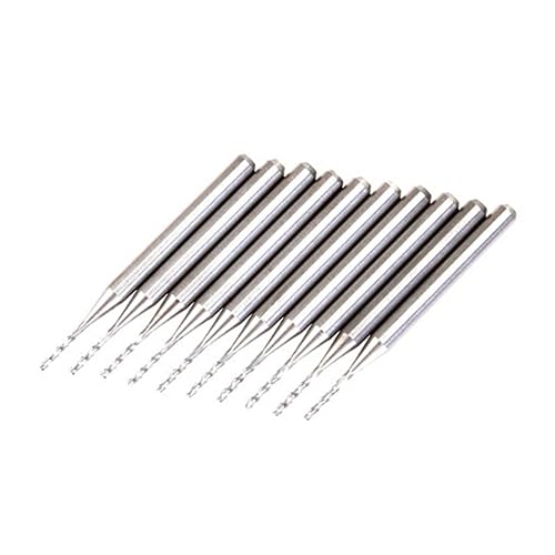 ERINGOGO 10Stücke Hartmetall Pcb Schaftfräser Präzisionsfräser Für Leiterplattenbohrungen Für Fiberglas Schnittlänge von ERINGOGO