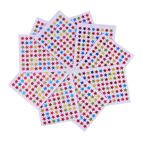 ERINGOGO 10Stücke Stern Aufkleber Belohnungsetiketten Bunten Farben Kindergarten Und Schulanfang Selbstklebende Sticker Für Kreative Projekte ERINGOGO 10Stücke Stern Aufkleber Belohnungsetiketten Bunten Farben Kindergarten Und Schulanfang Selbstklebende Sticker Für Kreative Projekte von ERINGOGO