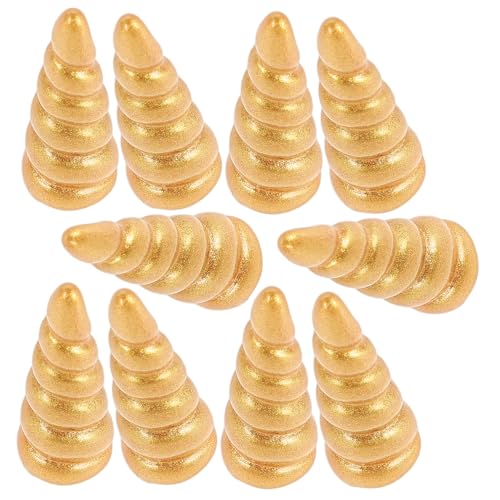 ERINGOGO 10stücke Horn-Resin Einhorn-Horn Dekorationen Für -haaraccessoires Und Festliche Frisuren Für Ostern Und Kreative Projekte Mit Funkelndem Design Und Einzigartigem Charme von ERINGOGO