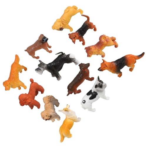 ERINGOGO 12 Stück Kleiner Hundefiguren Realistische Kunststoff Welpen Statuen für Tischdekoration und Mikrolandschaften ERINGOGO 12 Stück Kleiner Hundefiguren Realistische Kunststoff Welpen Statuen für Tischdekoration und Mikrolandschaften von ERINGOGO