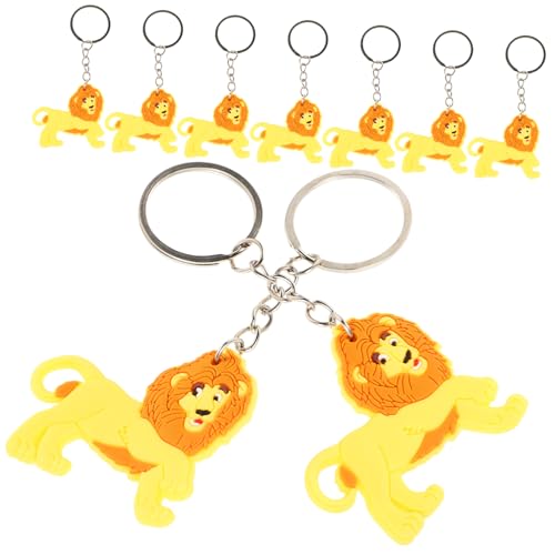 ERINGOGO 12 Stück Schlüsselanhänger Lutscher Kaninchen Schwimmbad Fell Knuddelig Fisch Drachen Tiere Lebewesen Münze Füllstoffe Matschig Die Pinata Tasche Golden Pvc von ERINGOGO