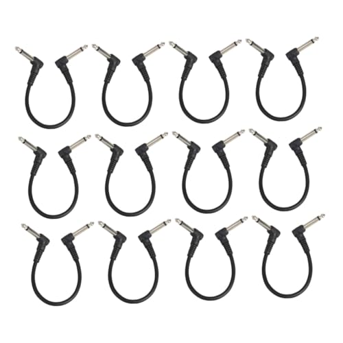 ERINGOGO 12 Stück Teiliges Gitarren Patchkabel Geräuschlos für Effektpedale Kompatibel mit Gitarren Bass Keyboards Hervorragende Klangqualität Einfach zu Bedienen ERINGOGO 12 Stück Teiliges Gitarren Patchkabel Geräuschlos für Effektpedale Kompatibel mit Gitarren Bass Keyboards Hervorragende Klangqualität Einfach zu Bedienen von ERINGOGO