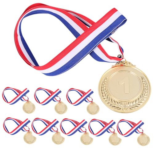ERINGOGO 12 Stück Teiliges Goldmedaillen für Sportwettbewerbe Runde Auszeichnungsmedaille mit Band für Schulveranstaltungen Turniere und Dekoratives Zubehör ERINGOGO 12 Stück Teiliges Goldmedaillen für Sportwettbewerbe Runde Auszeichnungsmedaille mit Band für Schulveranstaltungen Turniere und Dekoratives Zubehör von ERINGOGO