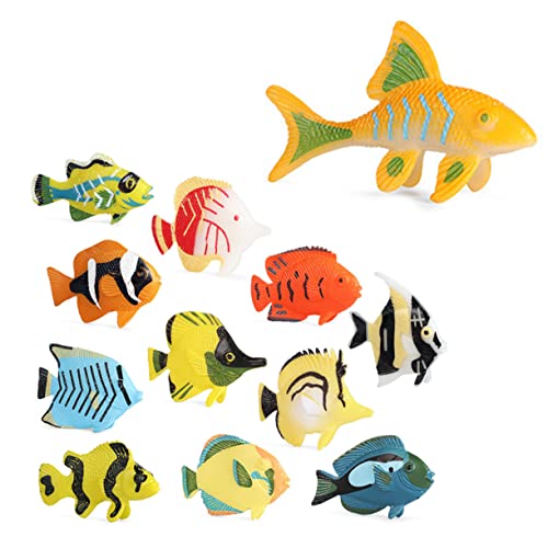 ERINGOGO 12 Stück Teiliges Miniatur Ozeanlebewesen Modellspielzeug Dekorative Meerestierfiguren für Kinderzimmer Tischdekoration und Aquarien für Lebendige Gestaltung ERINGOGO 12 Stück Teiliges Miniatur Ozeanlebewesen Modellspielzeug Dekorative Meerestierfiguren für Kinderzimmer Tischdekoration und Aquarien für Lebendige Gestaltung von ERINGOGO