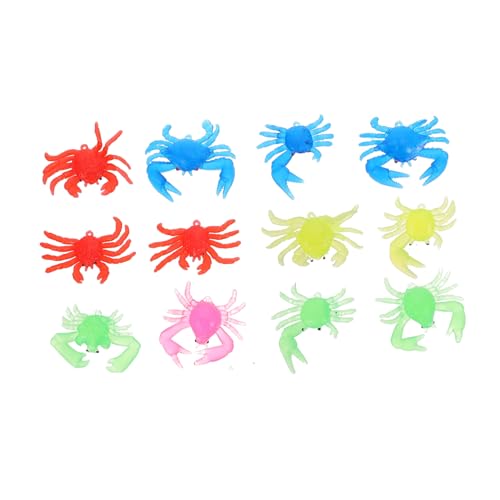 ERINGOGO 12 Stück Teiliges Umweltfreundliche Weiche TPR Krabbenmodelle Realistische Meeresbewohner Spielzeuge Bunte Jelly Pädagogisch für Dekoration für Zuhause und Büro ERINGOGO 12 Stück Teiliges Umweltfreundliche Weiche TPR Krabbenmodelle Realistische Meeresbewohner Spielzeuge Bunte Jelly Pädagogisch für Dekoration für Zuhause und Büro von ERINGOGO