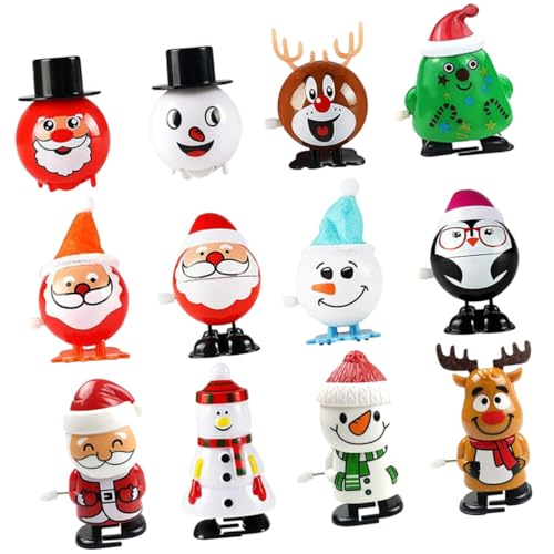 ERINGOGO 12 Stück Teiliges Weihnachtsmann Aufziehspielzeug Kleine Bunte Wind-up Spielzeuge für Kreative Party Mitgebsel Sicheres Material Handliche für Adventskalender und Geburtstagsfeiern ERINGOGO 12 Stück Teiliges Weihnachtsmann Aufziehspielzeug Kleine Bunte Wind-up Spielzeuge für Kreative Party Mitgebsel Sicheres Material Handliche für Adventskalender und Geburtstagsfeiern von ERINGOGO