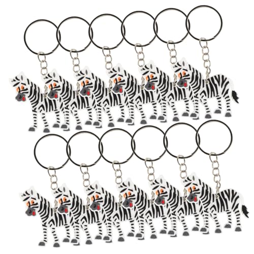 ERINGOGO 12 Stück Teiliges Zebra Schlüsselanhänger Leichte und Langlebige Tieranhänger Dekorative Purse Hanging Ornaments für Taschen und Rucksäcke für Wilde Tierpartys und Geschenke ERINGOGO 12 Stück Teiliges Zebra Schlüsselanhänger Leichte und Langlebige Tieranhänger Dekorative Purse Hanging Ornaments für Taschen und Rucksäcke für Wilde Tierpartys und Geschenke von ERINGOGO