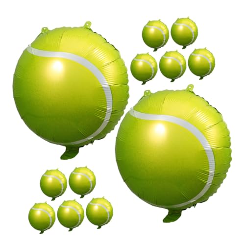 ERINGOGO 12 Stück Tennis Ball Luftballons Aufblasbare Tennis Dekoration für Sport Themen Geburtstagsfeiern Wiederverwendbar und Einfach Aufzuhängen für Sommerpartys und Strandfeiern ERINGOGO 12 Stück Tennis Ball Luftballons Aufblasbare Tennis Dekoration für Sport Themen Geburtstagsfeiern Wiederverwendbar und Einfach Aufzuhängen für Sommerpartys und Strandfeiern von ERINGOGO