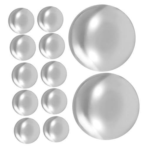 ERINGOGO 12 Stück massive Metallperlen Ball Fahrrad Kugellager Edelstahlperlen Lagerkugeln aus Stahl Stahlkugeln runde Stahlkugel massive Metallkugeln lose Lagerkugeln Edelstahl 316 Silber ERINGOGO 12 Stück massive Metallperlen Ball Fahrrad Kugellager Edelstahlperlen Lagerkugeln aus Stahl Stahlkugeln runde Stahlkugel massive Metallkugeln lose Lagerkugeln Edelstahl 316 Silber von ERINGOGO