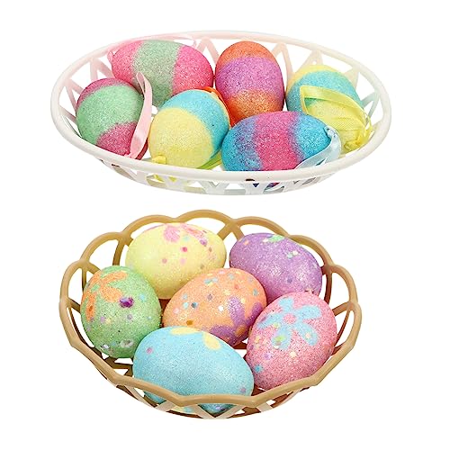ERINGOGO 12 Teiliges Osterdeko Set Für Korbdekorationen Eier Küken Dekoration Rustikales Künstliches Osterei Cartoon Ei Cartoon Ei Cartoon ERINGOGO 12 Teiliges Osterdeko Set Für Korbdekorationen Eier Küken Dekoration Rustikales Künstliches Osterei Cartoon Ei Cartoon Ei Cartoon von ERINGOGO