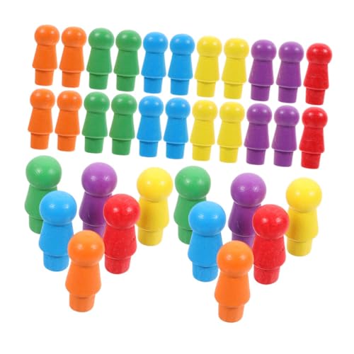 ERINGOGO 120 Stück Teiliges Bunte Holzspielsteine Spielfiguren für Brettspiele Wie Chinesisches Dame Spiel mit Farben Je Farbenfrohe Niedliche Holzfiguren als Ersatz und Marker ERINGOGO 120 Stück Teiliges Bunte Holzspielsteine Spielfiguren für Brettspiele Wie Chinesisches Dame Spiel mit Farben Je Farbenfrohe Niedliche Holzfiguren als Ersatz und Marker von ERINGOGO