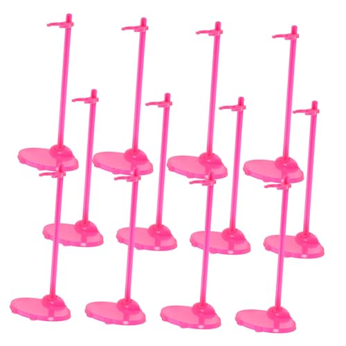 ERINGOGO 12Stücke Puppenständer Puppenhalter aus Robustem Stabiler Displayständer für Puppenfiguren Vielseitig Einsetzbar von ERINGOGO