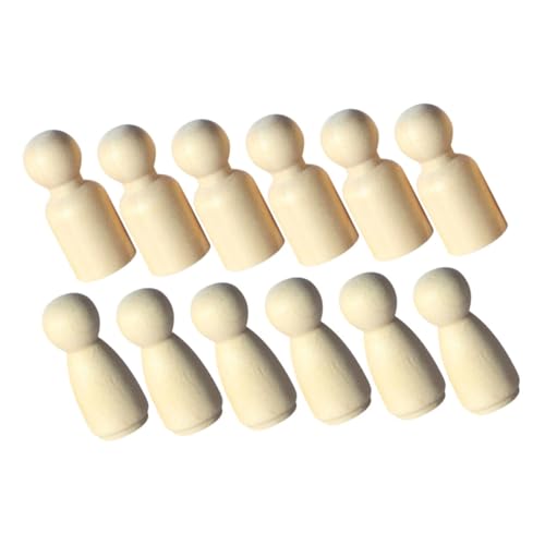 ERINGOGO 12Stücke Teiliges Holzpuppen Modell Für Mikrolandschaft Dekoration Und Kreative Bastelprojekte Für Puppenhaus Zubehör Holzfigur Zum Bemalen Und Gestalten ERINGOGO 12Stücke Teiliges Holzpuppen Modell Für Mikrolandschaft Dekoration Und Kreative Bastelprojekte Für Puppenhaus Zubehör Holzfigur Zum Bemalen Und Gestalten von ERINGOGO