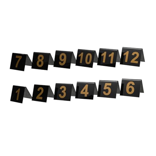 ERINGOGO Halloween Detektiv Spiel Nummernschild Marker 12 Stück Acryl V Form Spiel von ERINGOGO